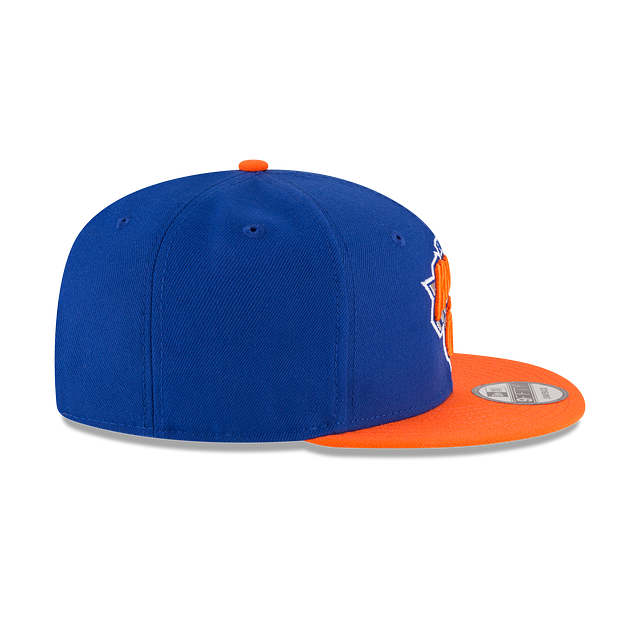 New York Knicks NBA New Era Men Royal Blue/Orange 9Fifty Two Tone Snapback product image 6, provided for visual reference