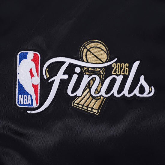 New York Knicks NBA Pro Standard Men Black 2026 Championship Satin Jacket product image 10, provided for visual reference