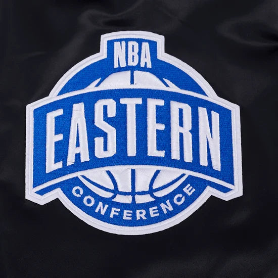 New York Knicks NBA Pro Standard Men Black 2026 Championship Satin Jacket product image 11, provided for visual reference