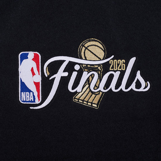 New York Knicks NBA Pro Standard Men Black/White 2026 Championship Wool Varsity Jacket product image 7, provided for visual
