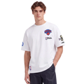 New York Knicks NBA Pro Standard Men White 2026 Championship Drop Shoulder T-Shirt product image 1, provided for visual