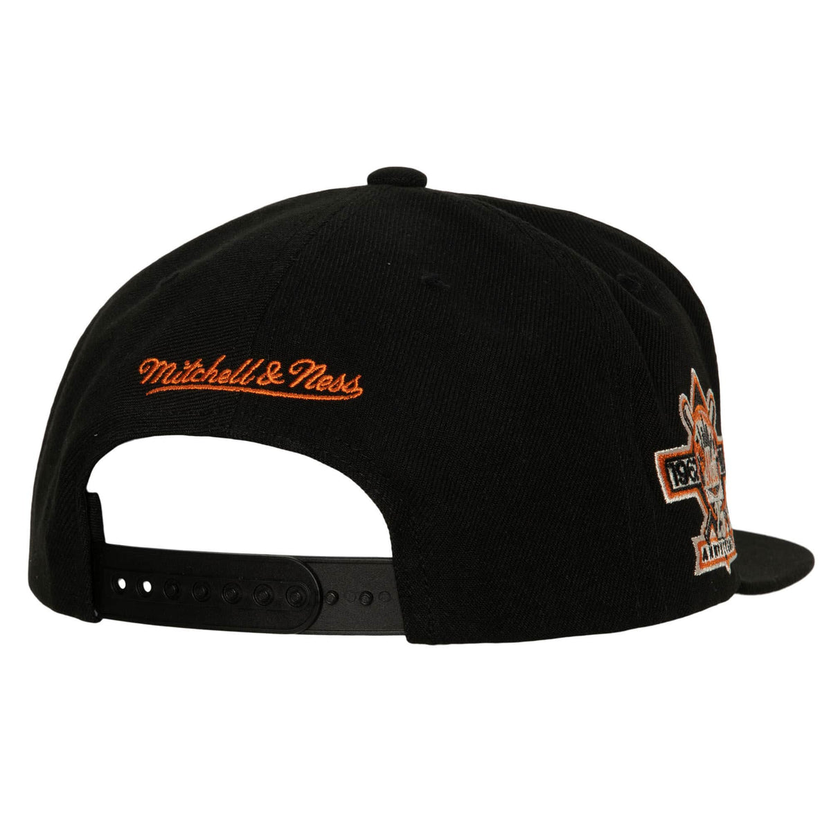 New York Mets MLB Mitchell & Ness Men Black 25th Anniversary Snapback product image 2, provided for visual reference and