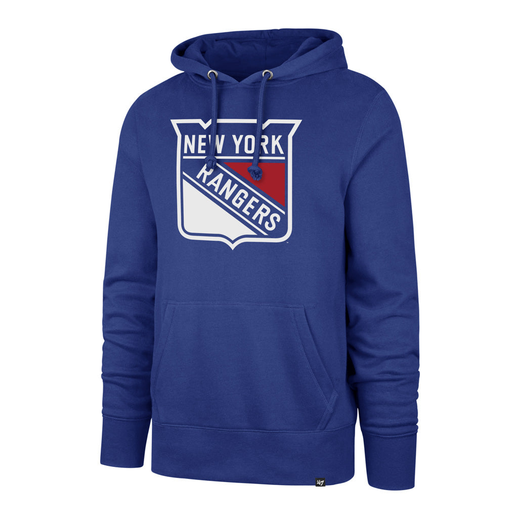 New York Rangers NHL 47 Brand Men Royal Imprint Headline Pullover Hoodie product image 1, provided for visual reference and