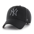 New York Yankees MLB 47 Brand Men Black MVP Adjustable Hat product image 1, provided for visual reference and product detail