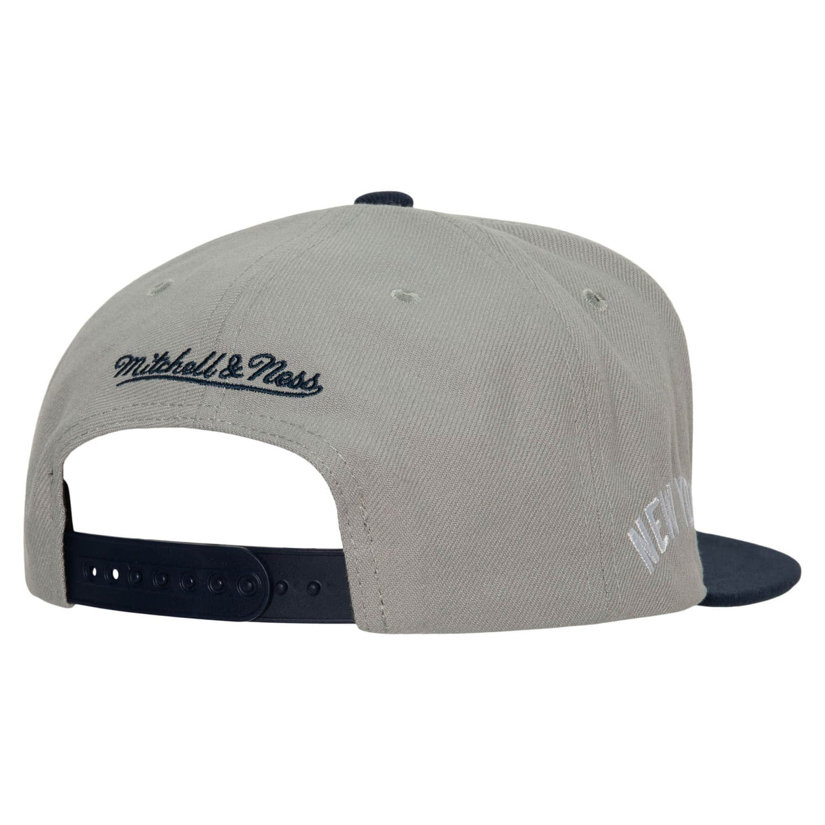 New York Yankees MLB Mitchell & Ness Men Grey Cooperstown Snapback product image 2, provided for visual reference and