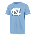North Carolina Tar Heels NCAA 47 Brand Men Light Blue Primary Logo Fan T-Shirt product image 1, provided for visual