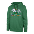 Notre Dame Fighting Irish NCAA 47 Brand Men Green Imprint Headline Pullover Hoodie product image 1, provided for visual