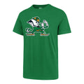 Notre Dame Fighting Irish NCAA 47 Brand Men Green Primary Logo Fan T-Shirt product image 1, provided for visual reference