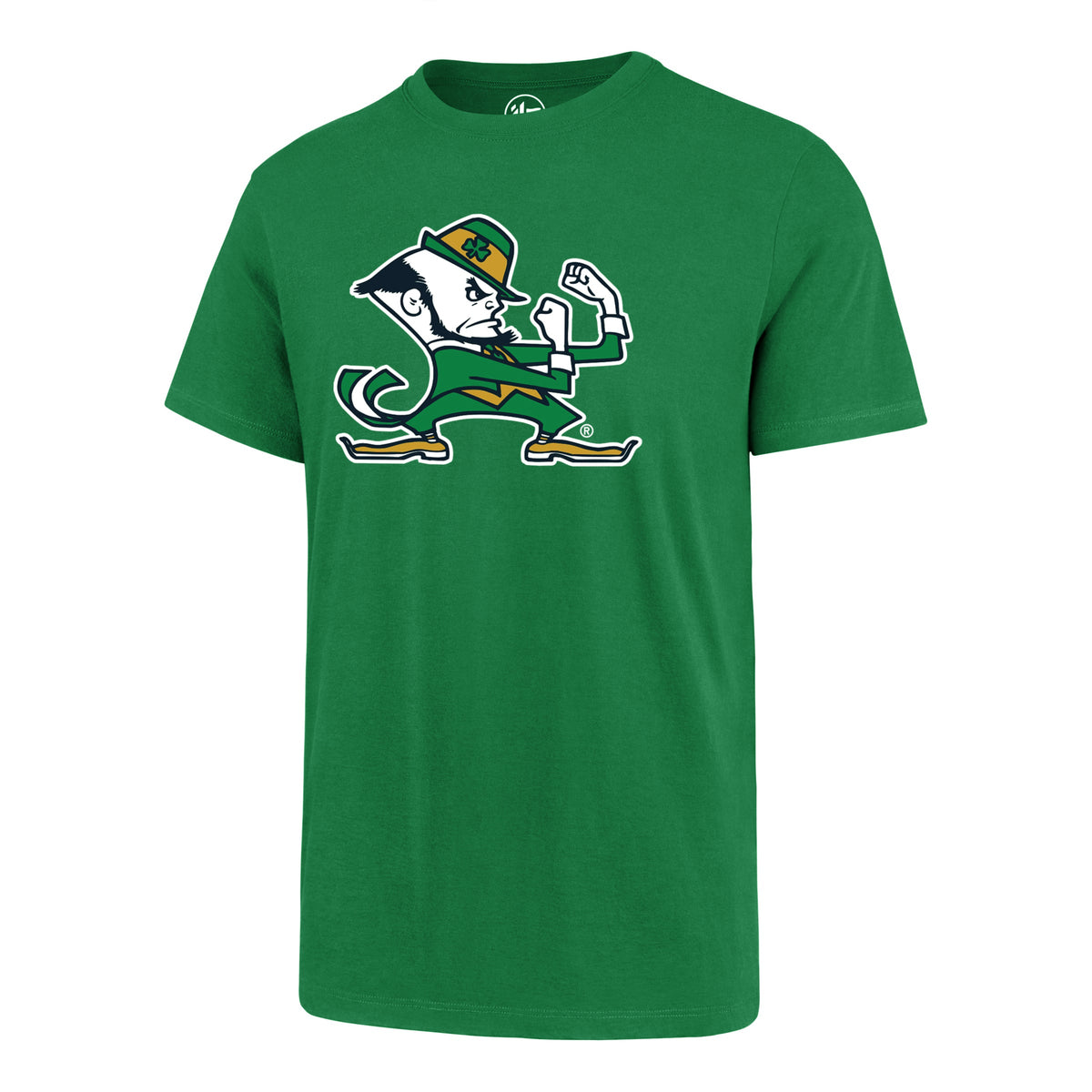 Notre Dame Fighting Irish NCAA 47 Brand Men Green Primary Logo Fan T-Shirt product image 1, provided for visual reference