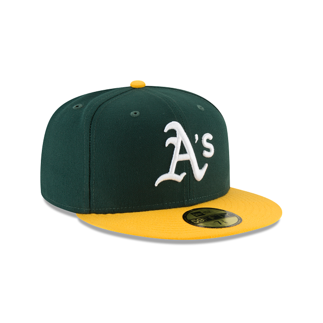 Oakland Athletics MLB New Era Men Green 59Fifty Authentic Collection On Field Fitted Hat product image 3, provided for