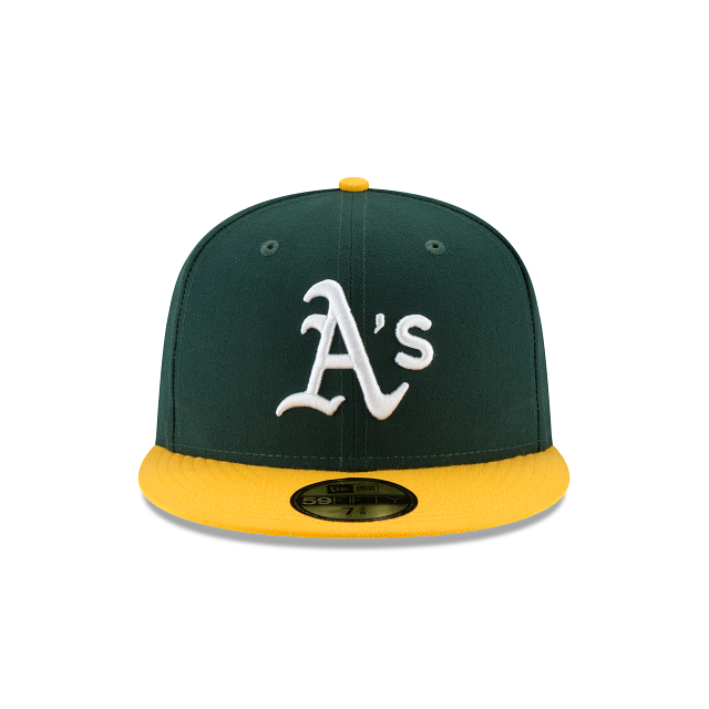 Oakland Athletics MLB New Era Men Green 59Fifty Authentic Collection On Field Fitted Hat product image 4, provided for