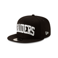 Oakland Raiders NFL New Era Men Black 9Fifty Arched Basic Snapback product image 1, provided for visual reference and
