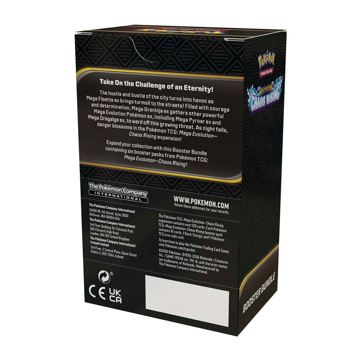 Pokémon TCG Mega Evolution ME04 Chaos Rising Booster Bundle product image 2, provided for visual reference and product