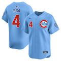 PCA Chicago Cubs Nike Men Light Blue 2nd Alternate Limited Jersey product image 1, provided for visual reference and product