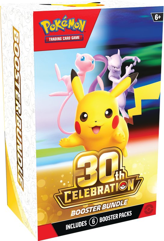 Pokémon TCG 30th Anniversary Celebration Booster Bundle product image 1, provided for visual reference and product detail