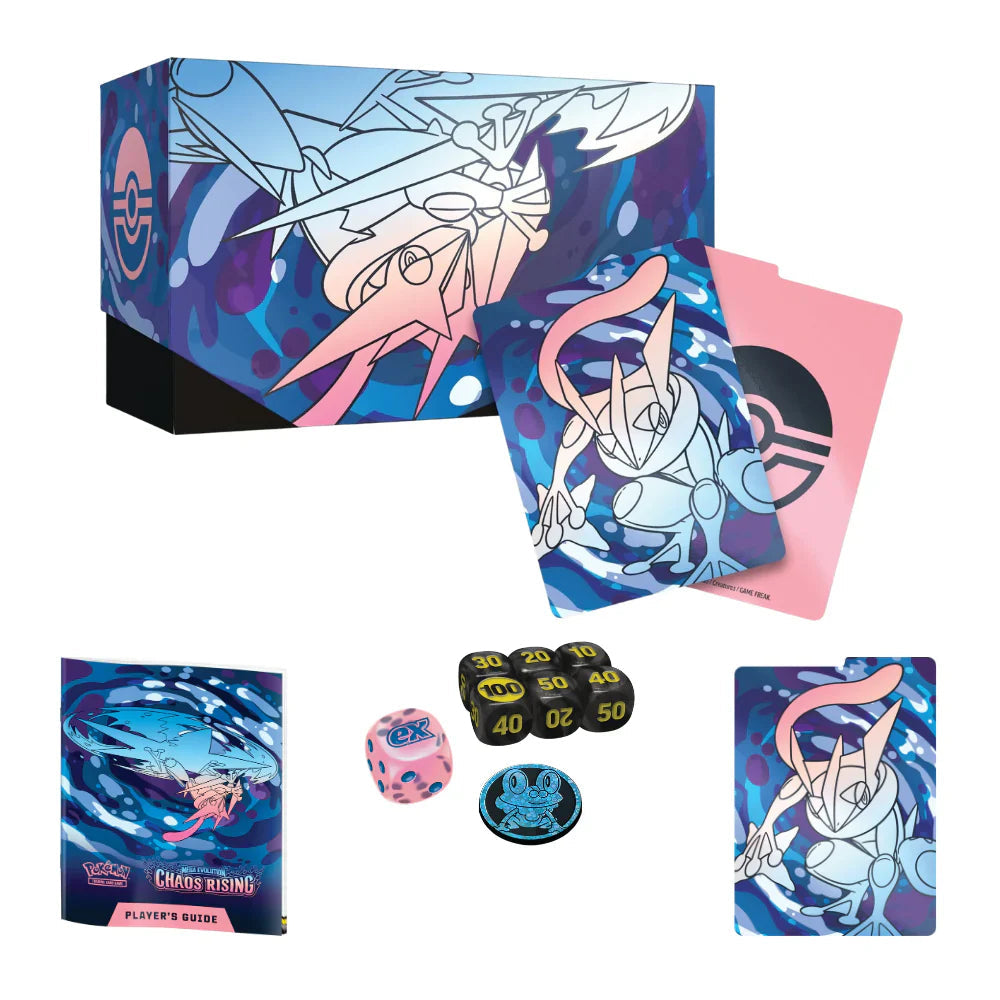 Pokémon TCG Mega Evolution ME04 Chaos Rising Elite Trainer Box product image 2, provided for visual reference and product
