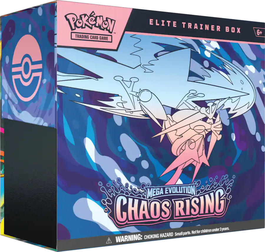 Pokémon TCG Mega Evolution ME04 Chaos Rising Elite Trainer Box product image 1, provided for visual reference and product