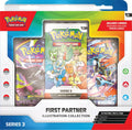 Pokémon TCG Mega Evolution First Partner Illustration Collection Box Series 3 product image 1, provided for visual reference