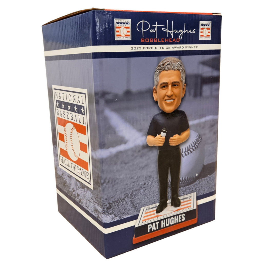 Pat Hughes 2023 Ford C. Frick Award Baseball Hall of Fame Bobblehead product image 3, provided for visual reference and