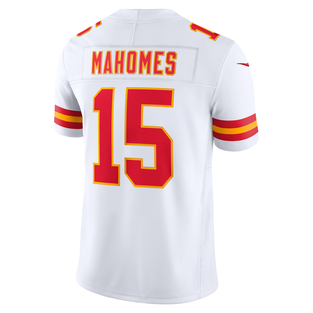 Patrick Mahomes Kansas City NFL Nike Men White Vapor F.U.S.E. Limited Player Sewn Jersey product image 1, provided for
