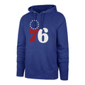 Philadelphia 76Ers NBA 47 Brand Men Royal Imprint Headline Pullover Hoodie product image 1, provided for visual reference