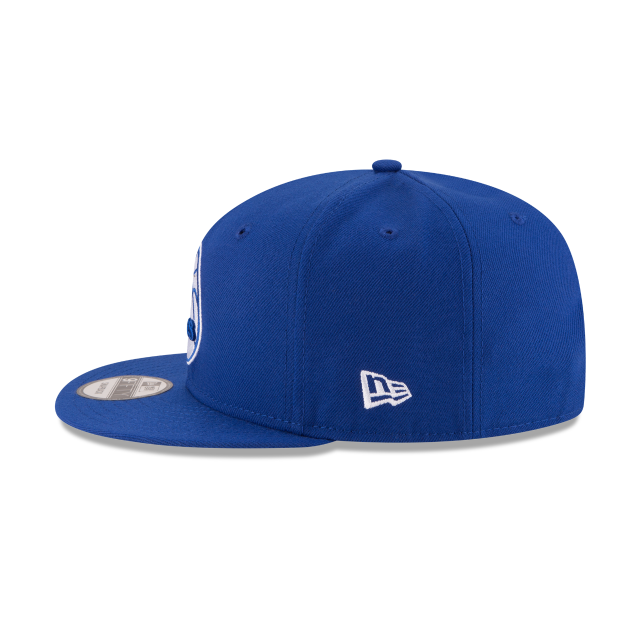 Philadelphia 76ers NBA New Era Men Royal Blue 9Fifty Basic Snapback product image 5, provided for visual reference and