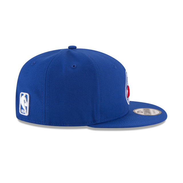 Philadelphia 76ers NBA New Era Men Royal Blue 9Fifty Basic Snapback product image 6, provided for visual reference and