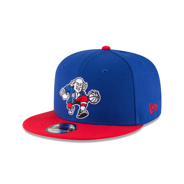 Philadelphia 76ers NBA New Era Men Royal Blue/Red 9Fifty Two Tone Snapback product image 1, provided for visual reference