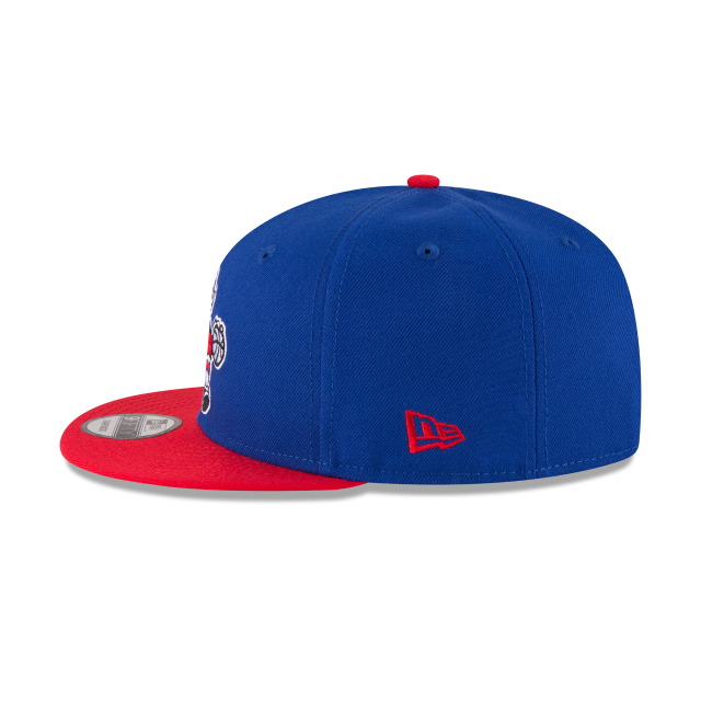 Philadelphia 76ers NBA New Era Men Royal Blue/Red 9Fifty Two Tone Snapback product image 5, provided for visual reference