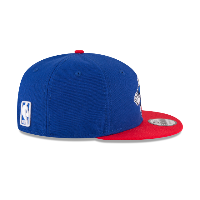 Philadelphia 76ers NBA New Era Men Royal Blue/Red 9Fifty Two Tone Snapback product image 6, provided for visual reference