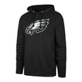 Philadelphia Eagles NFL 47 Brand Men Black Imprint Headline Pullover Hoodie product image 1, provided for visual reference