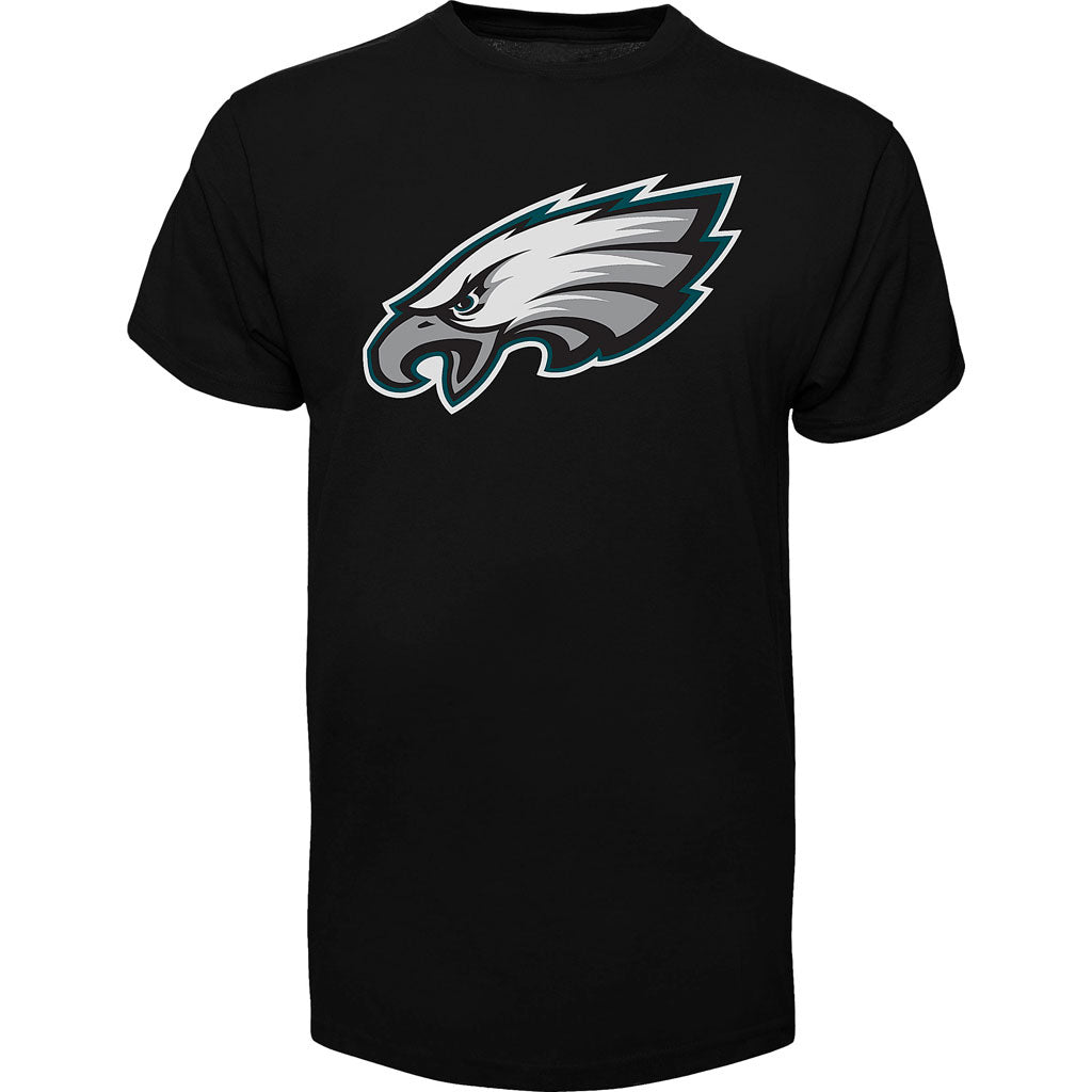 Philadelphia Eagles NFL 47 Brand Men Black Primary Logo Fan T-Shirt product image 1, provided for visual reference and