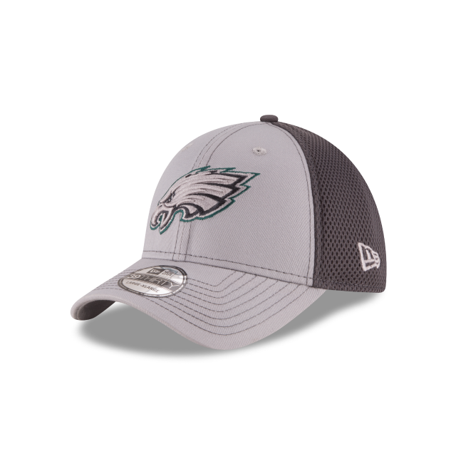 Philadelphia Eagles NFL New Era Men Grey 39Thirty Grayed Out Neo 2 Stretch Fit Hat product image 1, provided for visual