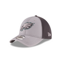 Philadelphia Eagles NFL New Era Men Grey 39Thirty Grayed Out Neo 2 Stretch Fit Hat product image 1, provided for visual