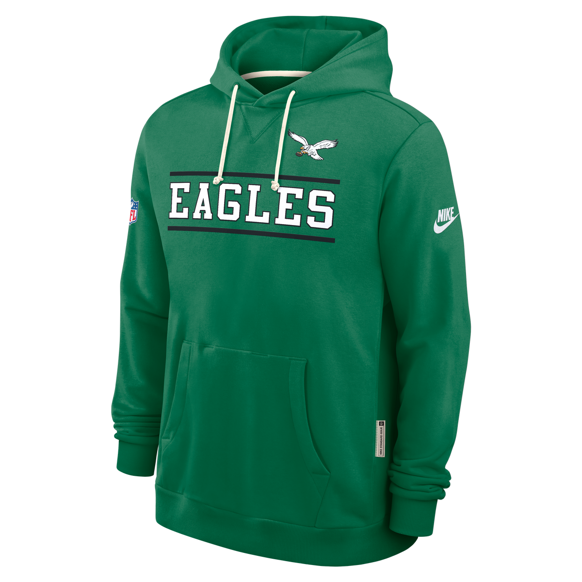 Philadelphia Eagles NFL Nike Men Green Sideline Standard Issue Alternate Dri-FIT Pullover Hoodie product image 1, provided