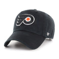 Philadelphia Flyers NHL 47 Brand Men Black Clean Up Adjustable Hat product image 1, provided for visual reference and