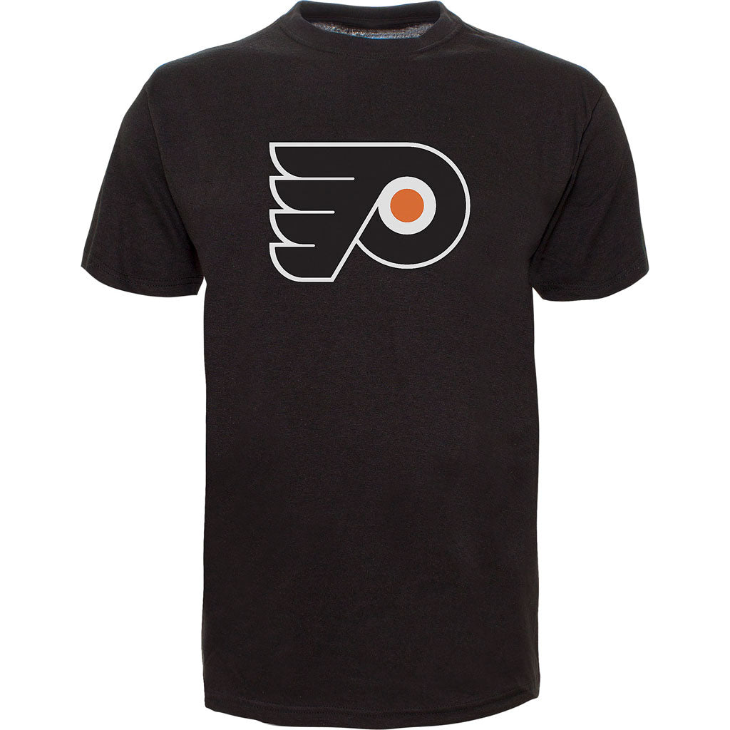 Philadelphia Flyers NHL 47 Brand Men Black Imprint Fan T-Shirt product image 1, provided for visual reference and product