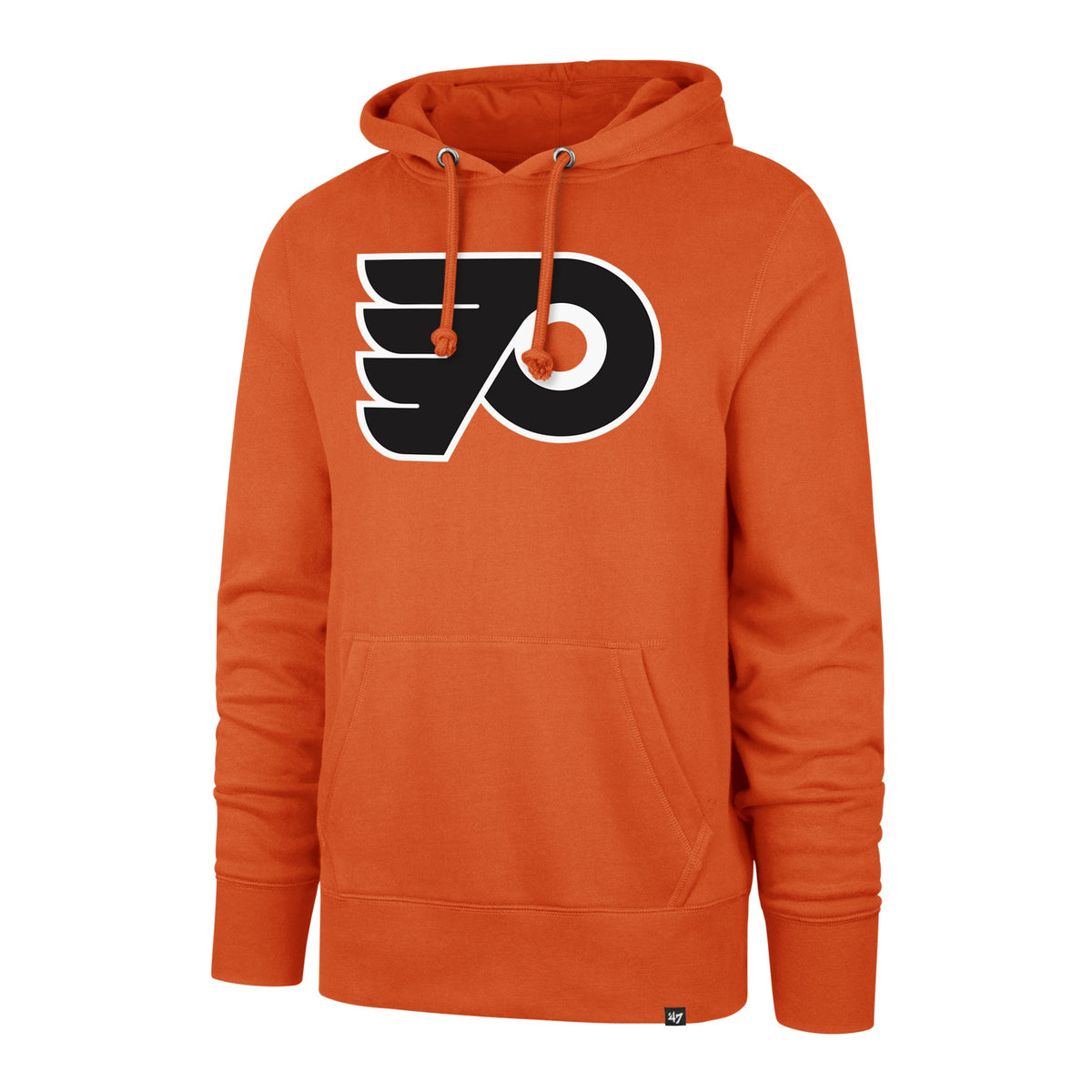 Philadelphia Flyers NHL 47 Brand Men Orange Imprint Headline Pullover Hoodie product image 1, provided for visual reference