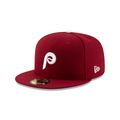 Philadelphia Phillies MLB New Era Men Burgundy 59Fifty Authentic Collection Alternate Fitted Hat product image 1, provided
