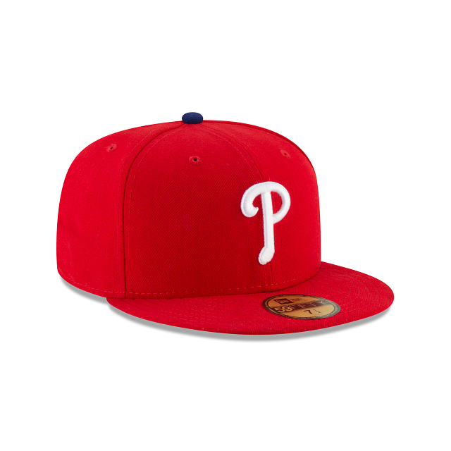 Philadelphia Phillies MLB New Era Men Red 59Fifty Authentic Collection On Field Fitted Hat product image 3, provided for