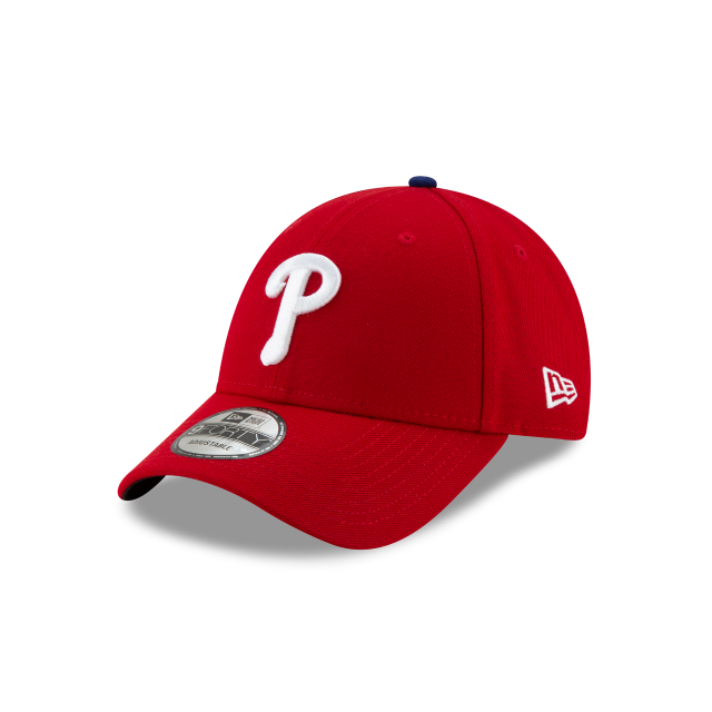 Philadelphia Phillies MLB New Era Men Red 9Forty League Adjustable Hat product image 1, provided for visual reference and