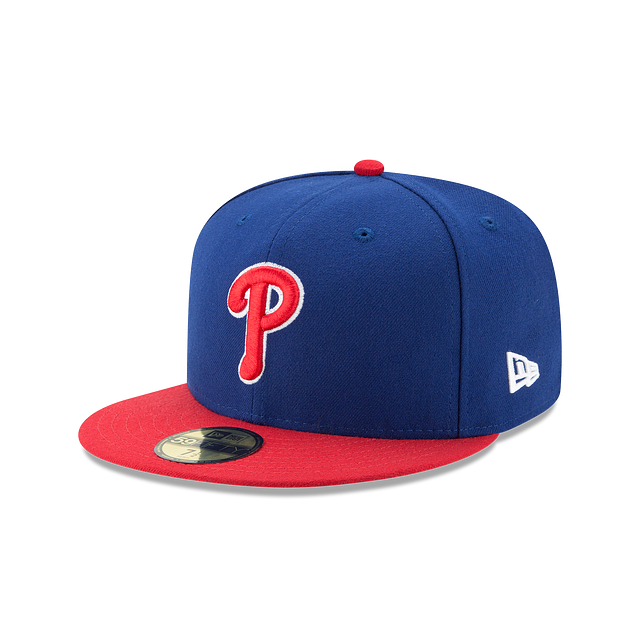 Philadelphia Phillies MLB New Era Men Royal Blue 59Fifty Authentic Collection Alternate 2017 Fitted Hat product image 1,
