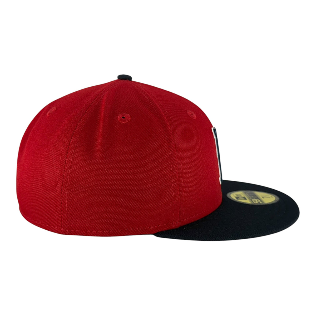 Boston Red Sox Red/Navy New Era 59FIFTY Fitted Hat product image 3, provided for visual reference and product detail review