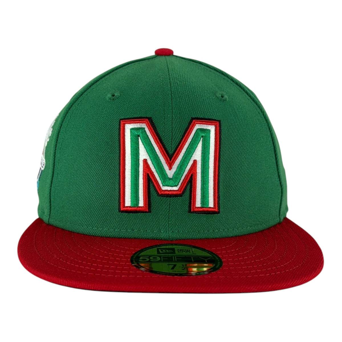 Mexico Baseball Caribbean Series Home Green/Red New Era 59FIFTY Fitted Hat product image 2, provided for visual reference