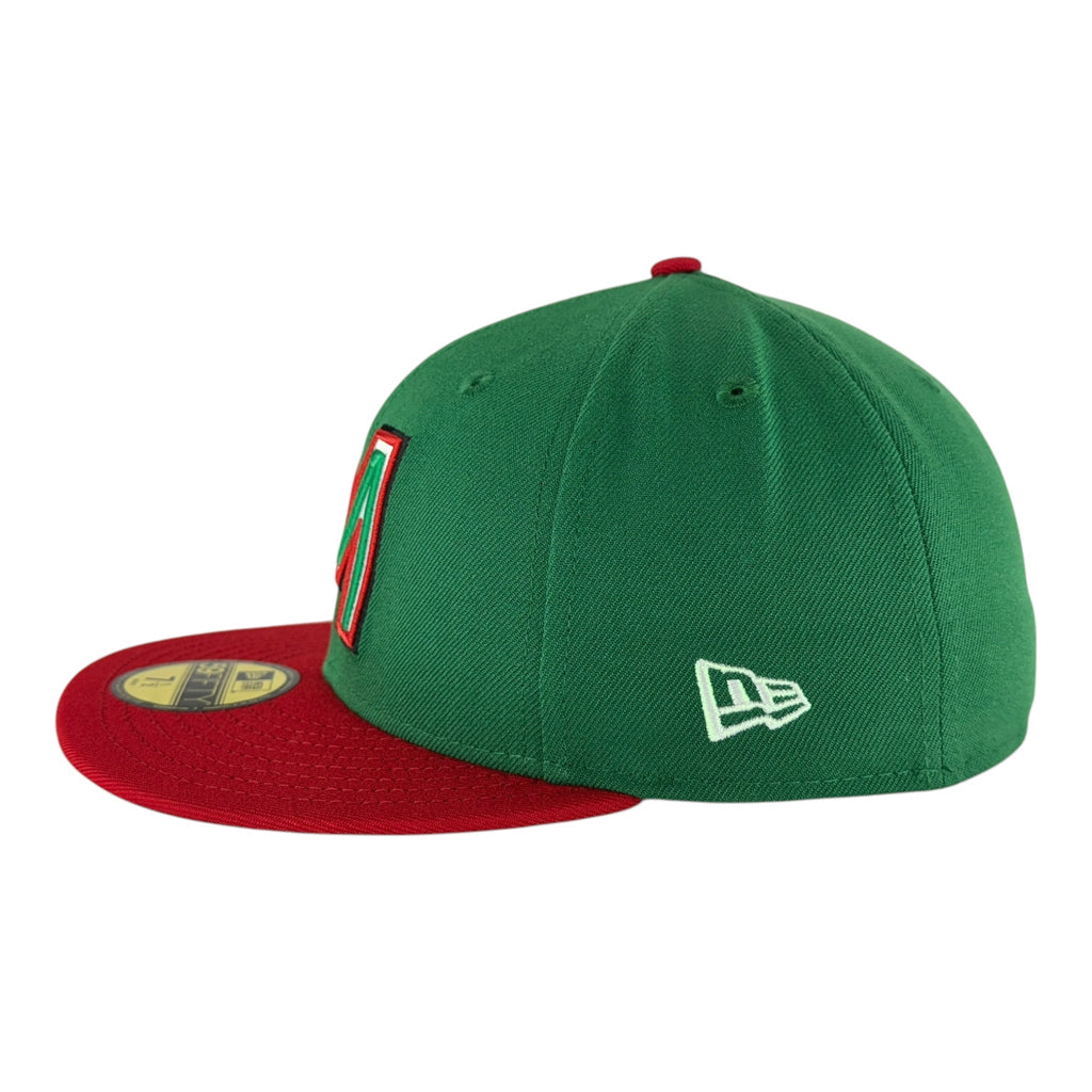 Mexico Baseball Caribbean Series Home Green/Red New Era 59FIFTY Fitted Hat product image 4, provided for visual reference