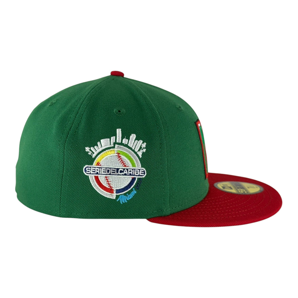Mexico Baseball Caribbean Series Home Green/Red New Era 59FIFTY Fitted Hat product image 3, provided for visual reference