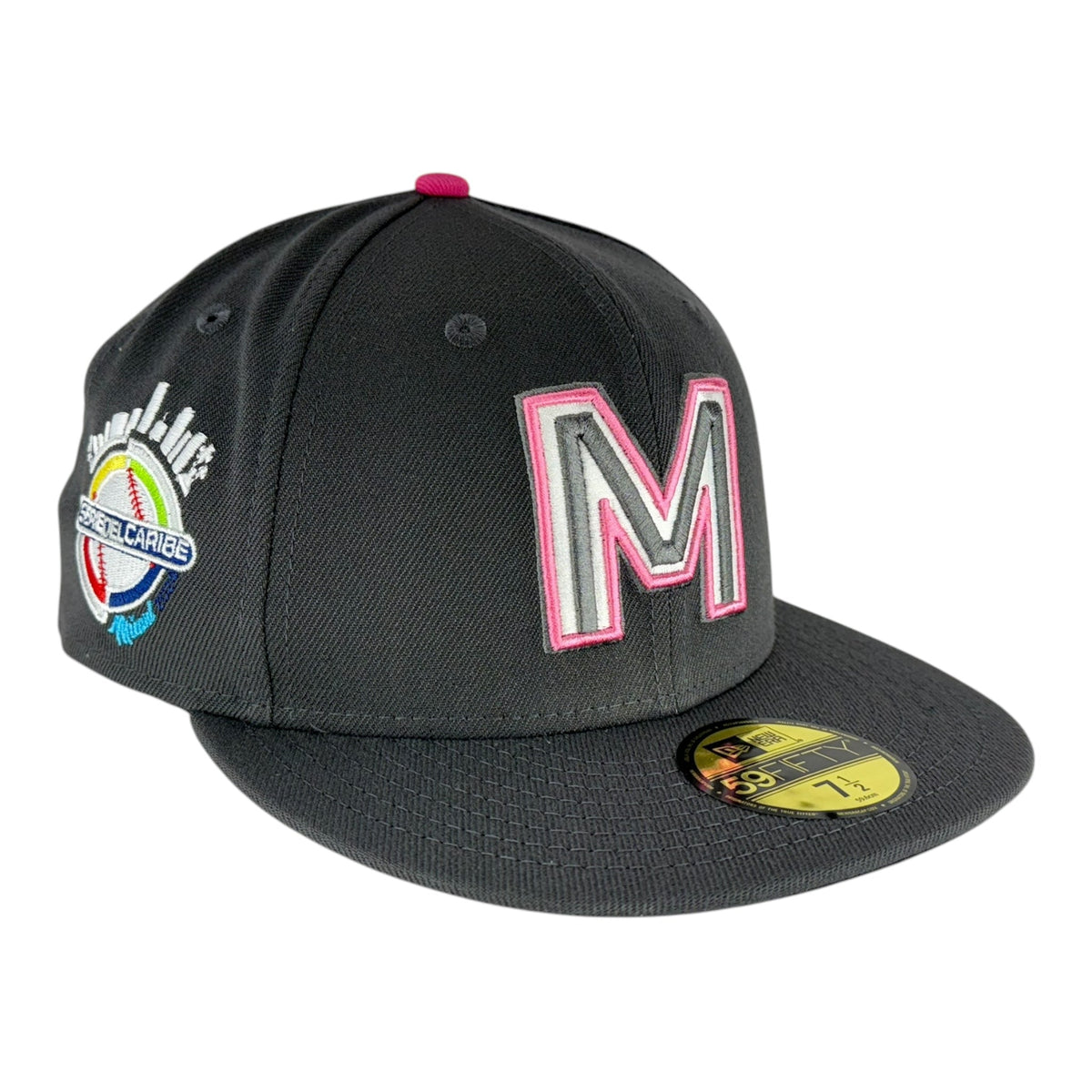 Mexico Baseball Caribbean Series Home Gray New Era 59FIFTY Fitted Hat product image 1, provided for visual reference and