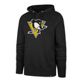 Pittsburgh Penguins NHL 47 Brand Men Black Imprint Headline Pullover Hoodie product image 1, provided for visual reference