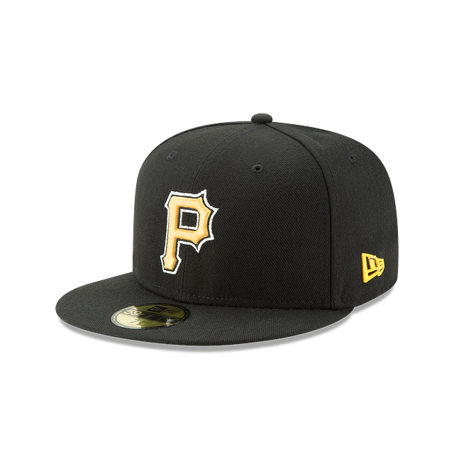 Pittsburgh Pirates MLB New Era Men Black 59Fifty Authentic Collection Alternate Fitted Hat product image 1, provided for