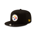 Pittsburgh Steelers NFL New Era Men Black 9Fifty Basic Snapback product image 1, provided for visual reference and product